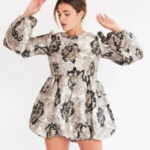 Floral Puff Sleeve Dress